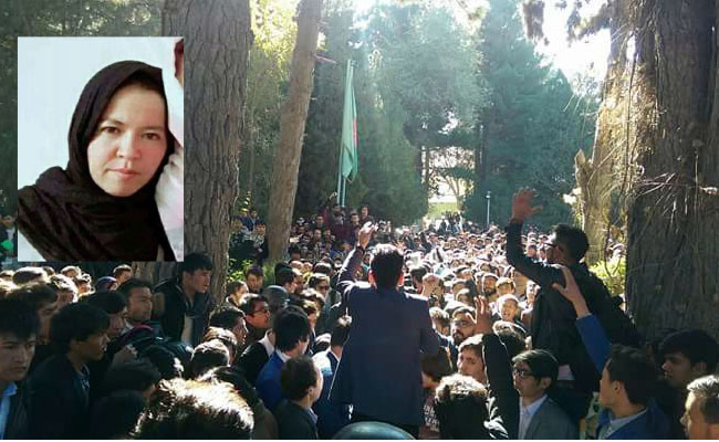 دانشجویان معترض دانشگاه کابل: پرونده خودکشی زهراخاوری بررسی شود
